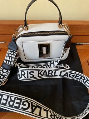 NWT Karl Lagerfeld Camera Crossbody Bag